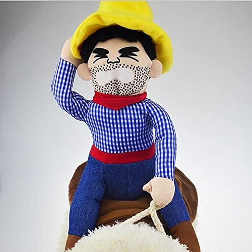 Dress Your Pet in Style: Hilarious Halloween Cowboy Costume for Dogs and Cats - Perfect for Parties and Cosplay (X-Large).