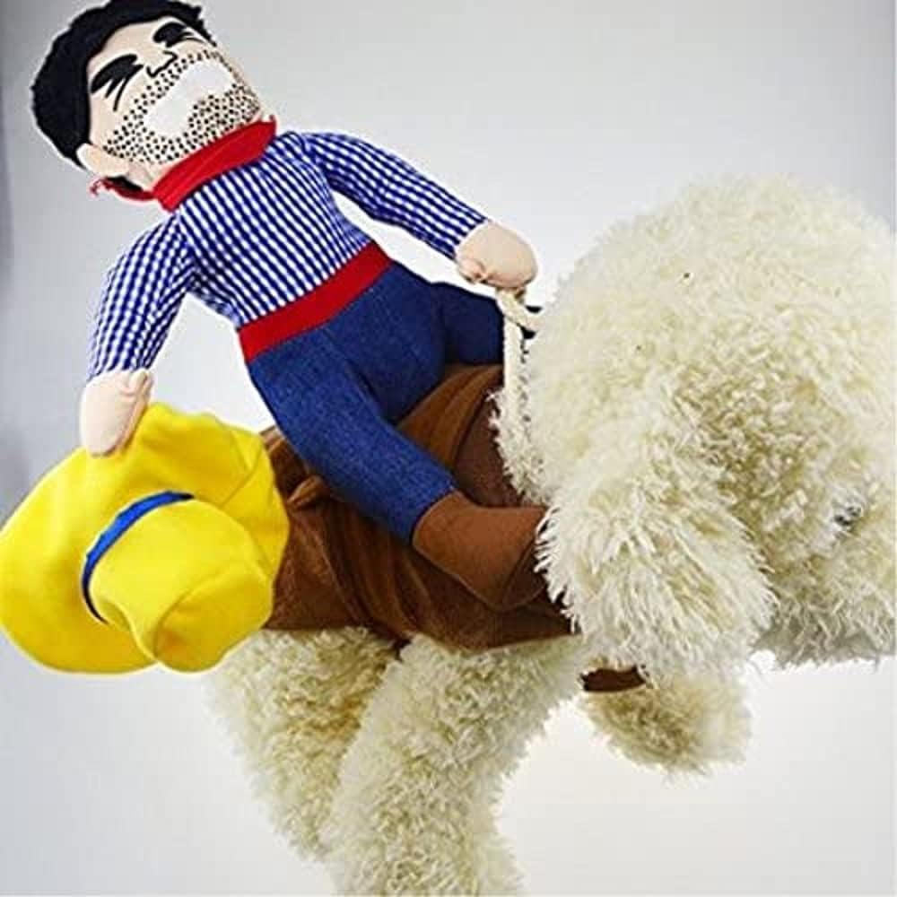 Dress Your Pet in Style: Hilarious Halloween Cowboy Costume for Dogs and Cats - Perfect for Parties and Cosplay (X-Large).