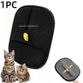 Pet Hair Removal Set Tool Reusable Static Removal Gloves Double-Sided Grooming Gloves Remove Dog Cat Fur Hair for Carpets Sofa