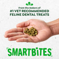 Greenies Feline SMARTBITES Healthy Skin and Fur, Chicken and Salmon Flavors, All Bag Sizes.